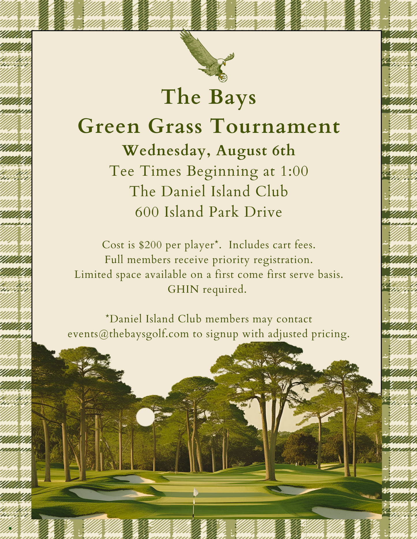 The Bays Green Grass Tournament-August 6th