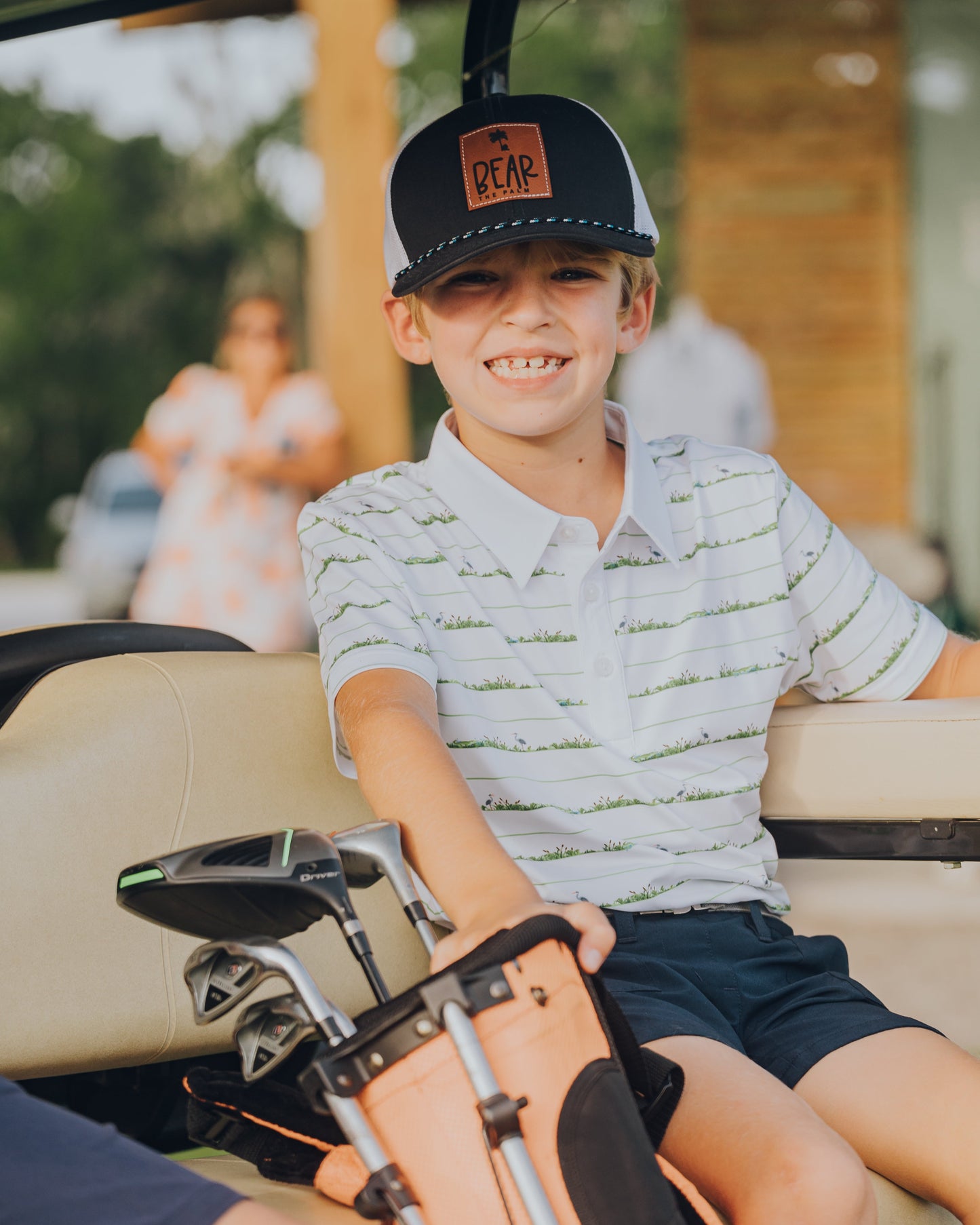 Bear the Palm Youth Polo