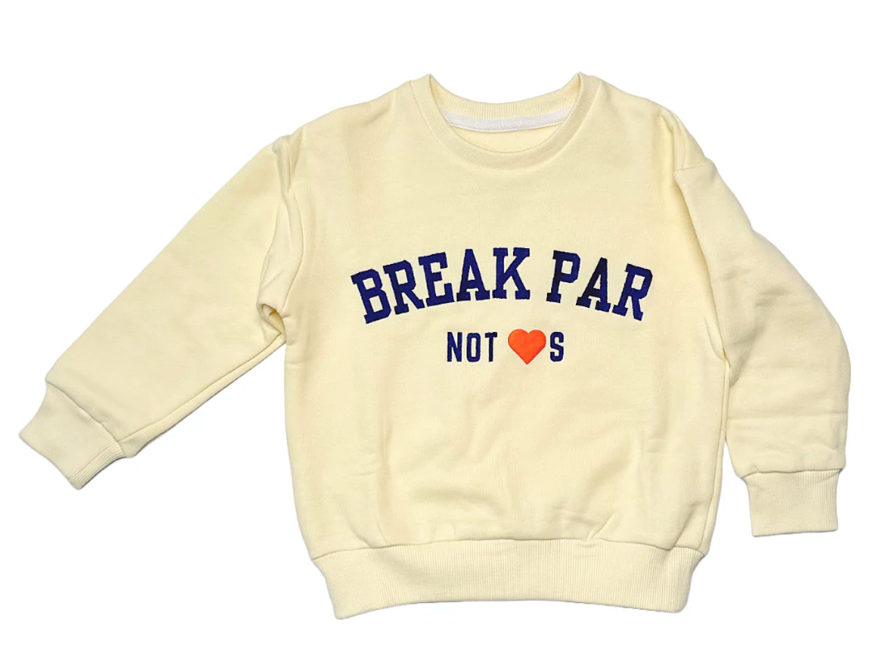 Break Par Not Hearts Youth Sweatshirt