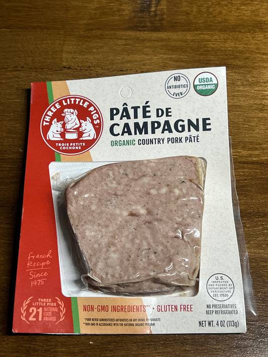 Three Little Pigs Pate De Campagne